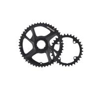 COURONNE FSA SL-K ENERGY GOSSAMER 90 MM 4 TROUS 2X11V 34 DENTS RONDES NOIR AL...