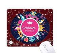 couronne joyeux carnaval de venise tapis de souris en hiver flocon de neige