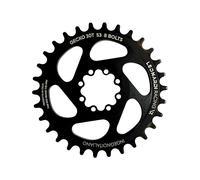 COURONNE LEONARDI RACING GECKO 32T 1X 11/12V SRAM 8 TROUS OFFSET 3MM NOIR