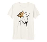 Couronne Lisse Fox Terrier Portant Un Chien T-Shirt Haut de Gamme