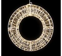 Lunartec Couronne lumineuse 960 LED animées blanc chaud Ø 38 cm