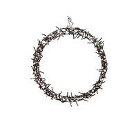 ECD Germany Couronne Lumineuse avec 300 LEDs, Ø 38 cm, Blanc Chaud, IP44, Couronne de Blanc
