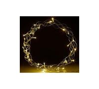 Couronne lumineuse décorative 30 cm avec 32 LED blanc chaud Blanc G