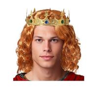 Couronne Métal Doré Roi Médiéval