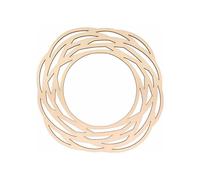 Couronne murale en bois - 32 x 0,5 cm