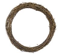 Couronne Naturelle, couronnes de Vigne de Noël, 40 cm de rotin Sec de Room Rond Branche Guirlande Bricolage Artisanat couronnes de Vigne