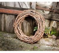 Couronne naturelle "Rustikal" en rotin, Ø 50 cm, couronne murale, couronne de porte