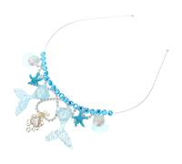Couronne Ornée de Cristaux pour Filles, Tiare Bleue, Accessoire Cheveux | Style Mignon et Élégant, pour Fête, Finition Métallique, Effet Charmant, Adaptable et Rehausse L’allure