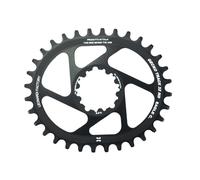 COURONNE OVALE GECKO TRACK SRAM 32 DENTS NOIR LEONARDS COURSE VTT CYCLISME