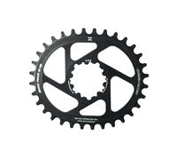 COURONNE OVALE GECKO TRACK SRAM GXP 32D NOIR LEONARDI COURSE VTT CYCLISME