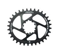 COURONNE OVALE GECKO TRACK SRAM OFFSET 3 30 DENTS NOIR LEONARDS COURSE DE VÉLO