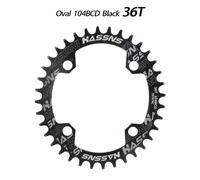 Couronne Ovale Pour Anneau De Chaîne Vtt,104bcd,30 32 34 36 38 40 42 Dents,Plateau De Vélo,Pignon Rond - Type Ha Black Oval-32t