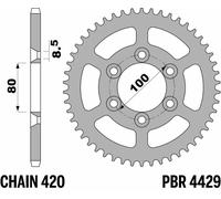 Couronne PBR Acier Standard - 420 48 dents