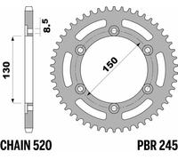 Couronne PBR acier standard - 520 48 dents