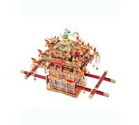 Couronne Phénix Kit De Modèle 3D en Métal À Faire Soi-même, Collection De Mariage Chinois Traditionnel De Style Chinois(Sedan Chair)