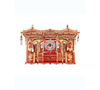 Couronne Phénix Kit De Modèle 3D en Métal À Faire Soi-même, Collection De Mariage Chinois Traditionnel De Style Chinois(Wedding Bed)