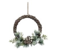 Couronne pommes de pin et branches D.27cm - Atmosphera Créateur d'intérieur