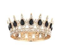 Couronne pour femme adulte en alliage avec strass pour mariage, anniversaire, bal de fin d'année, concours de beauté, couronne vintage en alliage, taille unique, Comme décrit, Comme décrit.