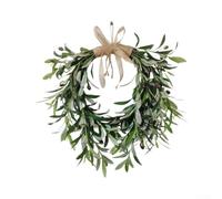 Couronne pour feuilles d'Olivier Réaliste 50cm Décoration Intérieure(50cm) | Design ultra-réaliste, pour feuilles vertes vibrantes, aspect naturel, pour idéal salon, pour chambre, entrée