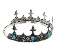 Couronne pour Hommes Vintage en Métal, Coiffe Royale de Fête | Style Classique et Délicat, Structure Solide, Résistance à Décoloration, pour Cosplay Formel et Soirée