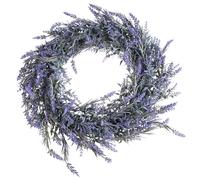Couronne Pourpre Artificielle pour Porte et Mur de Lavande