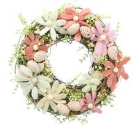 Couronne Pré de Pâques Décoration de printemps Nid de Pâques Pâques Printemps Deko mur Table