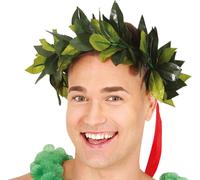 Couronne Romaine Mythologie Célébration Décoration Été Guerriers Grecs Antiques Couronne de Laurier Costume Fête Élégance Historique Nature Inspiration Feuilles, Couleur : Vert