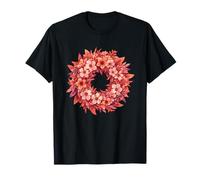 Couronne Romantique de Fleurs de pêcher T-Shirt