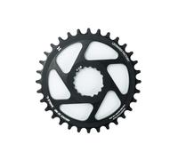 COURONNE RONDE GECKO CANONANDALE LEONARDS RACING 28 DENTS NOIR OFFSET 2