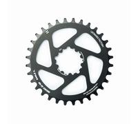 COURONNE RONDE LEONARDI RACING GECKO SRAM BB30 0 OFFSET 36D NOIR POUR VÉLO VTT