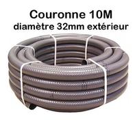 Couronne Rouleau 10m Tuyau Piscine PVC Pression Souple Semi-Rigide à coller diamètre Ø 32mm extérieur 3,2cm 32 mm