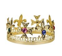 Boland Couronne de roi avec fausses pierres précieuses pour adulte