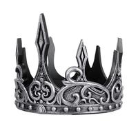 Couronne royale pour homme - Chapeau royal, diadème doré - Costume médiéval - Accessoire pour bal de fin d'année, concours de beauté, bal de mascarade, événement théâtral, spectacle de mariage