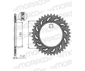 Couronne SuperProx Black 51 dents
