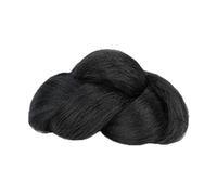 Couronne surélevée pour chignon pour événement nuptial, marron foncé, design léger, accessoire pour cheveux de mariée