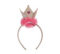 Couronne tendance et brillante - Accessoire de coiffure pour enfants et adultes - Accessoires photo du Nouvel An - Couronne de princesse - Pour tout-petits - Adultes - Filles et femmes