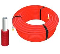 Couronne tube multicouche MULTILAYER PIPE gaine rouge 100 m 20x2 COMISA 87.80.220