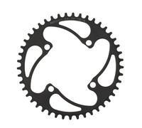 Couronne vélo alu 4 vis Rennen Noir