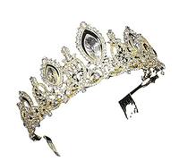 Couronne vintage avec peigne coiffure en strass