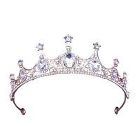 Couronne vintage gothique en cristal pour mariée Accessoires de cheveux pour femme Couronnes en strass