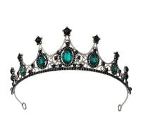 Couronne vintage gothique en cristal pour mariée Accessoires de cheveux pour femme Couronnes en strass