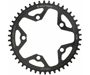 Couronne Wolf Tooth Components 5x110BCD CX/Road (Plat) 42T - Noir