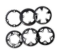 Couronnes Cyclisme 1 pièces Plateau de vélo Double Vitesse 34T 50T Roue de vélo de Route 9/10/11 Vitesse 110BCD Anneau de chaîne de vélo Partie de vélo(10S 11S-Al 7075CNC)