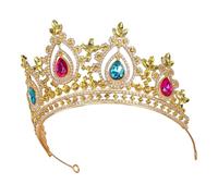 Couronnes de fête de carnaval - Accessoire de tête de sorcière de luxe médiéval en cristal pour festival, Halloween, multifonctionnel, Einheitsgröße, comme décrit, Comme décrit