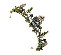 Couronnes de fleurs élégantes en strass avec décoration élégante pour la tête