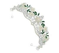 Couronnes de fleurs élégantes en strass avec décoration élégante pour la tête