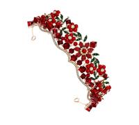 Couronnes de fleurs élégantes en strass avec décoration élégante pour la tête