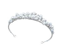 Couronnes de mariage en perles avec délicats, accessoire quotidien pour cheveux, adapté pour compléter divers styles vestimentaires, couvre-chef en