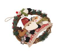Couronnes de Noël d'extérieur Couronne de Noël respectueuse de l'environnement, non toxique, sans blessure, d'aspect exquis