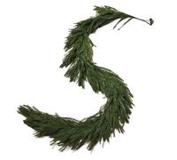 Couronnes de Noël - Guirlande réaliste en polyéthylène - Vert artificiel - Décoration de maison de vacances imperméable pour fenêtre de cheminée, été, automne, hiver, printemps, fête et Thanksgiving